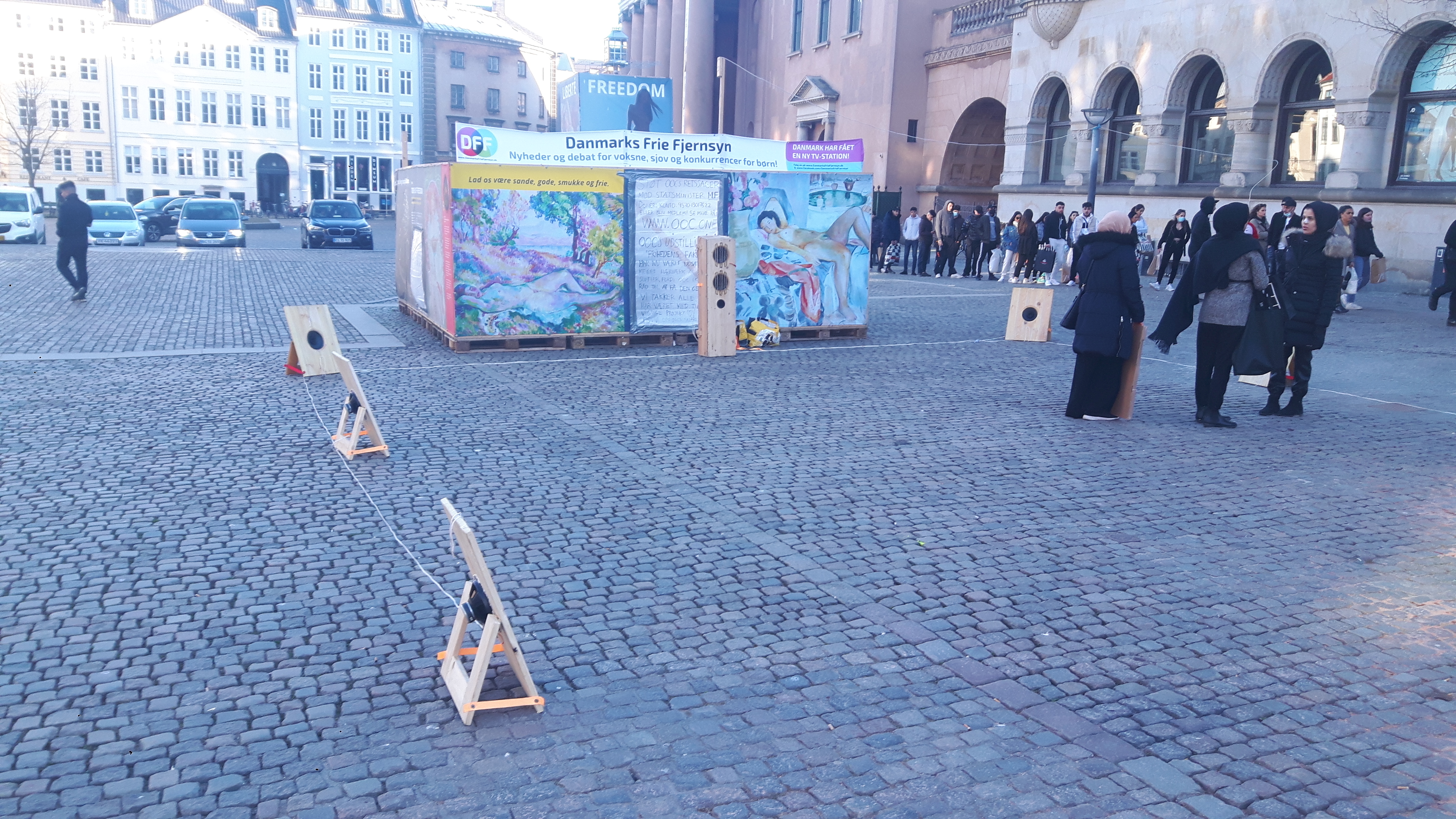 HocusPocusParty opstillet i på Nytorv i købehavn