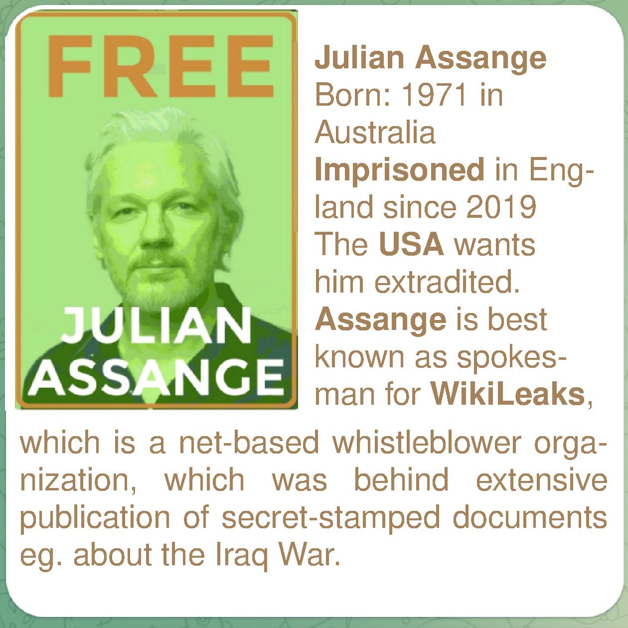 Free Julian Assange