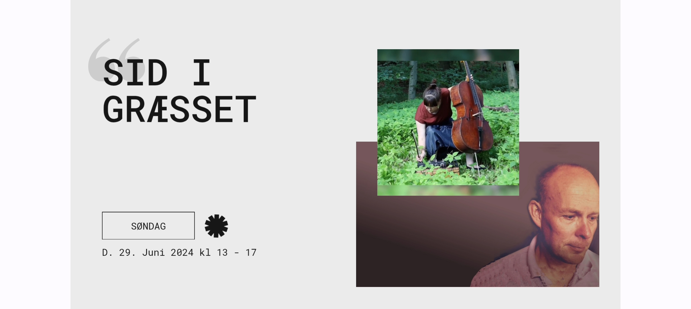 Image for intimate concert in Ørstedsparken