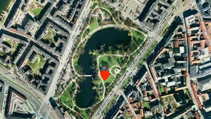 Map of the H. C. Ørstedspark