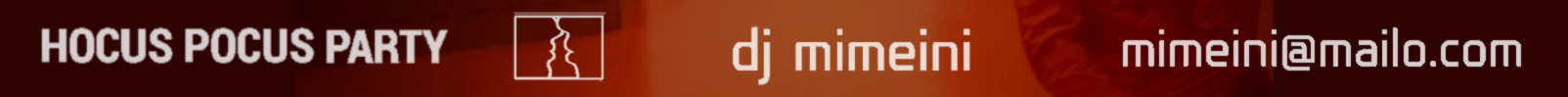 HocusPocusParty dj mimeini footer